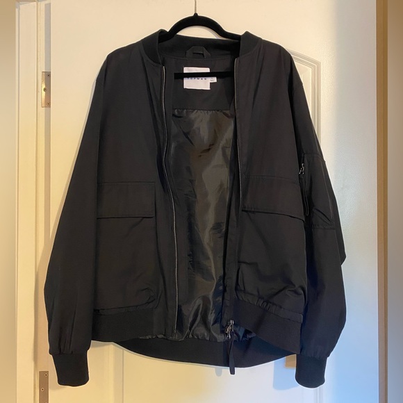 Black Topman Bomber Jacket - Picture 1 of 6